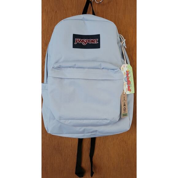 JanSport SuperBreak Plus Backpack Internal 15" laptop Sleeve, Side Pocket - Picture 1 of 6